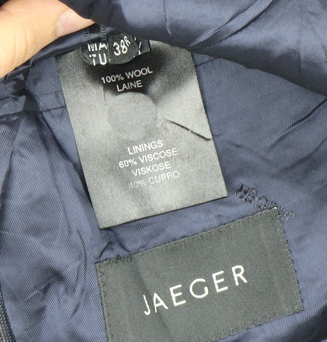 Jaeger Men's Blue Blazer, Size 38R, Wool Jacket
