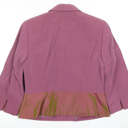 Laura Ashley Women's Purple Suit Jacket Size 12