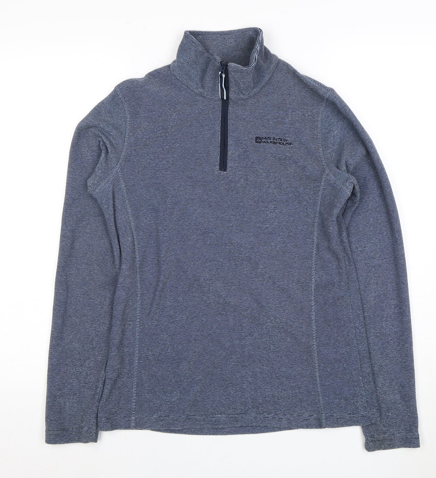 Mountain Warehouse Women's Blue Lightweight 1/2 Zip Sweatshirt