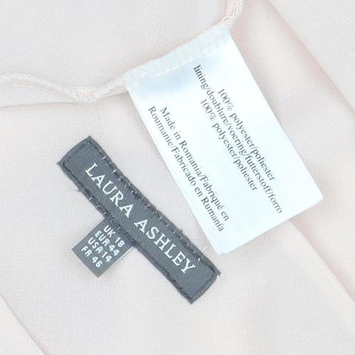 Laura Ashley Women's Beige Short Sleeve Top Size 18