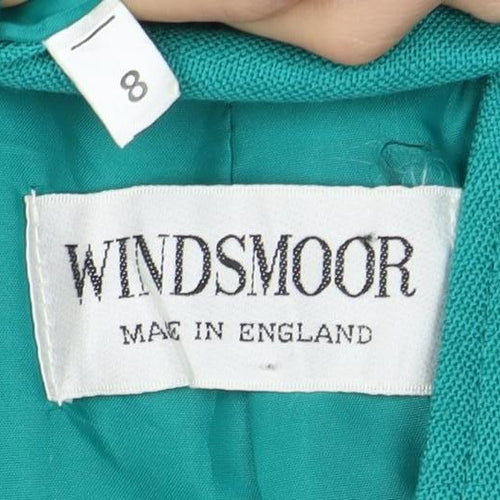 Windsmoor Women's Green Double-Breasted Blazer Size 8