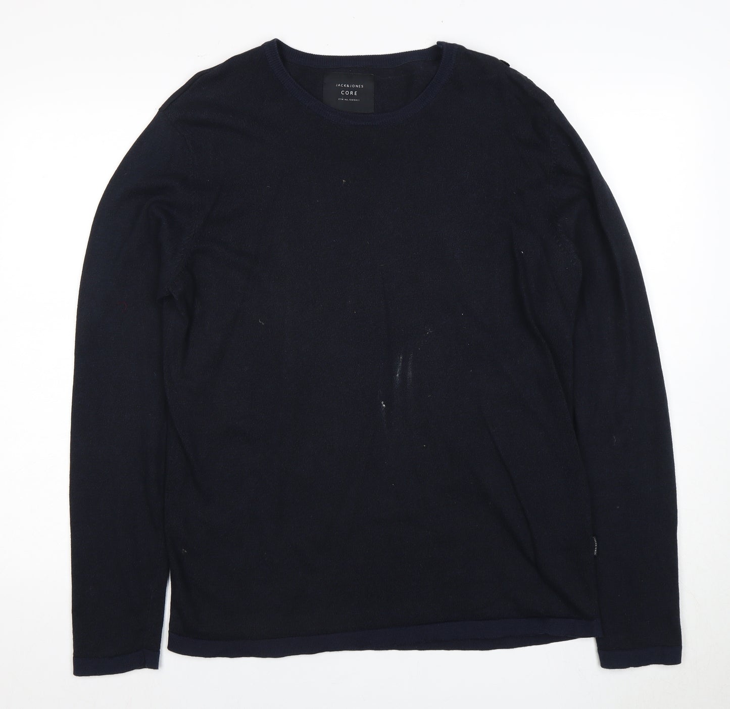 Jack & Jones Men's Black Long Sleeve T-Shirt L