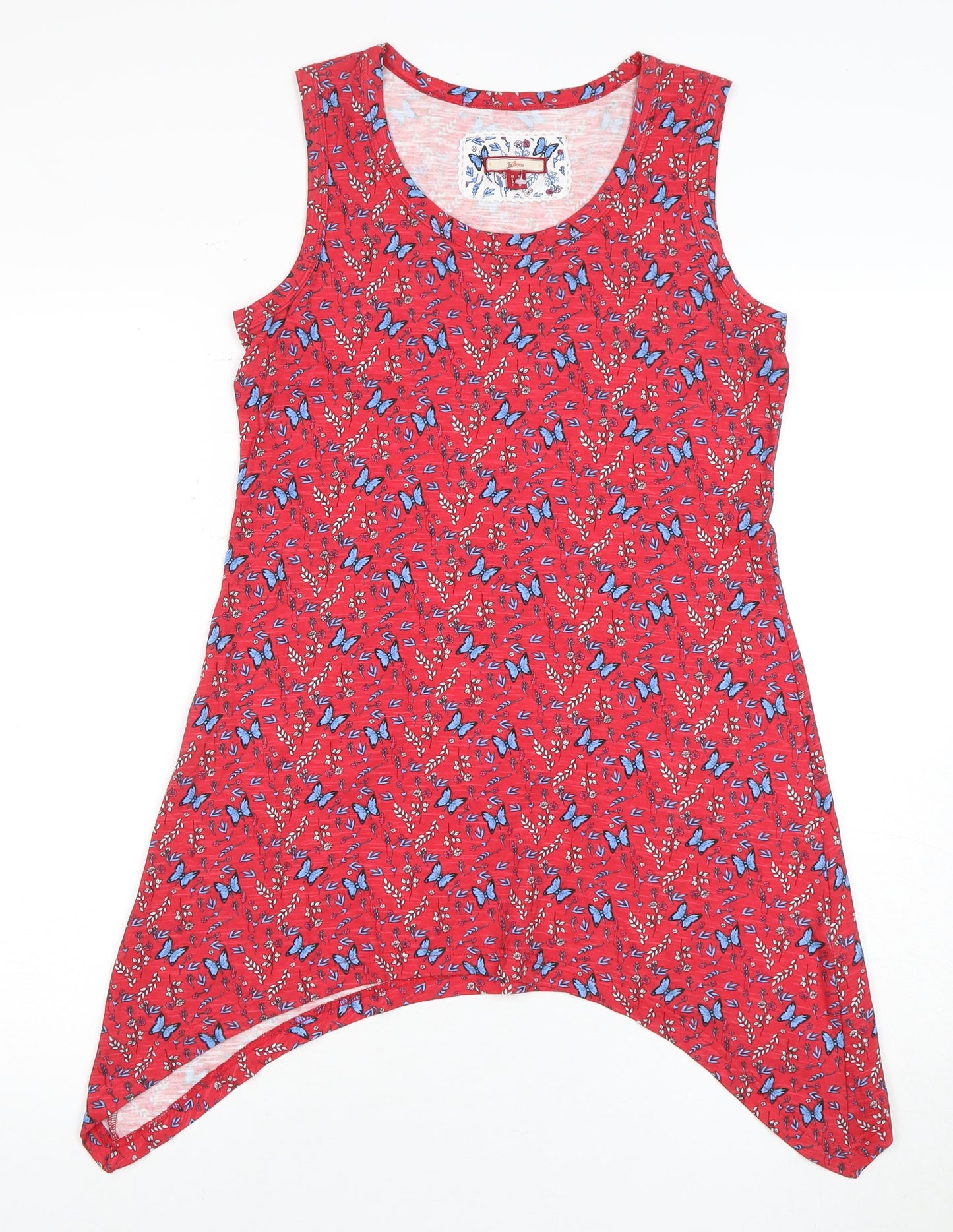 Joe Browns Women's Red Floral Tunic Tank Size 8