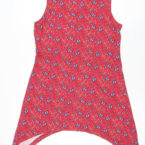 Joe Browns Women's Red Floral Tunic Tank Size 8