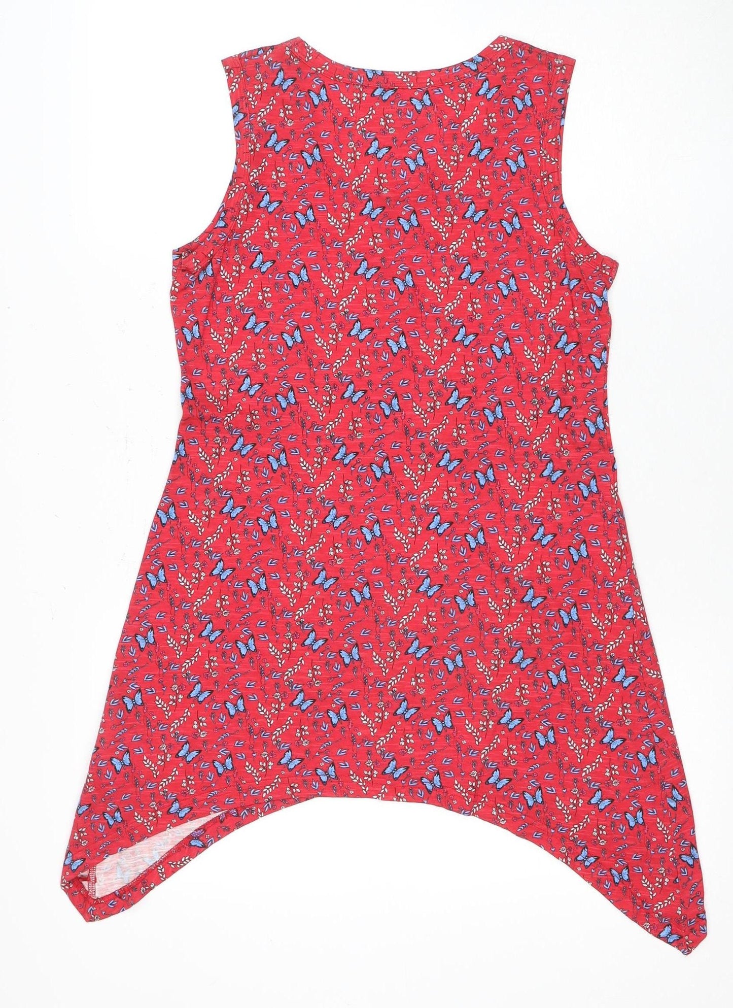 Joe Browns Women's Red Floral Tunic Tank Size 8