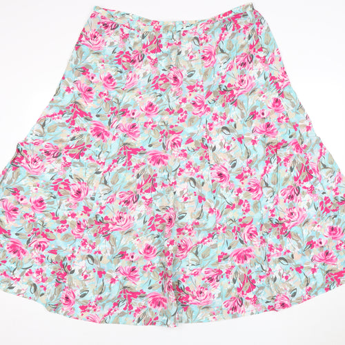 Alexon Women's Multicoloured A-Line Skirt Size 20