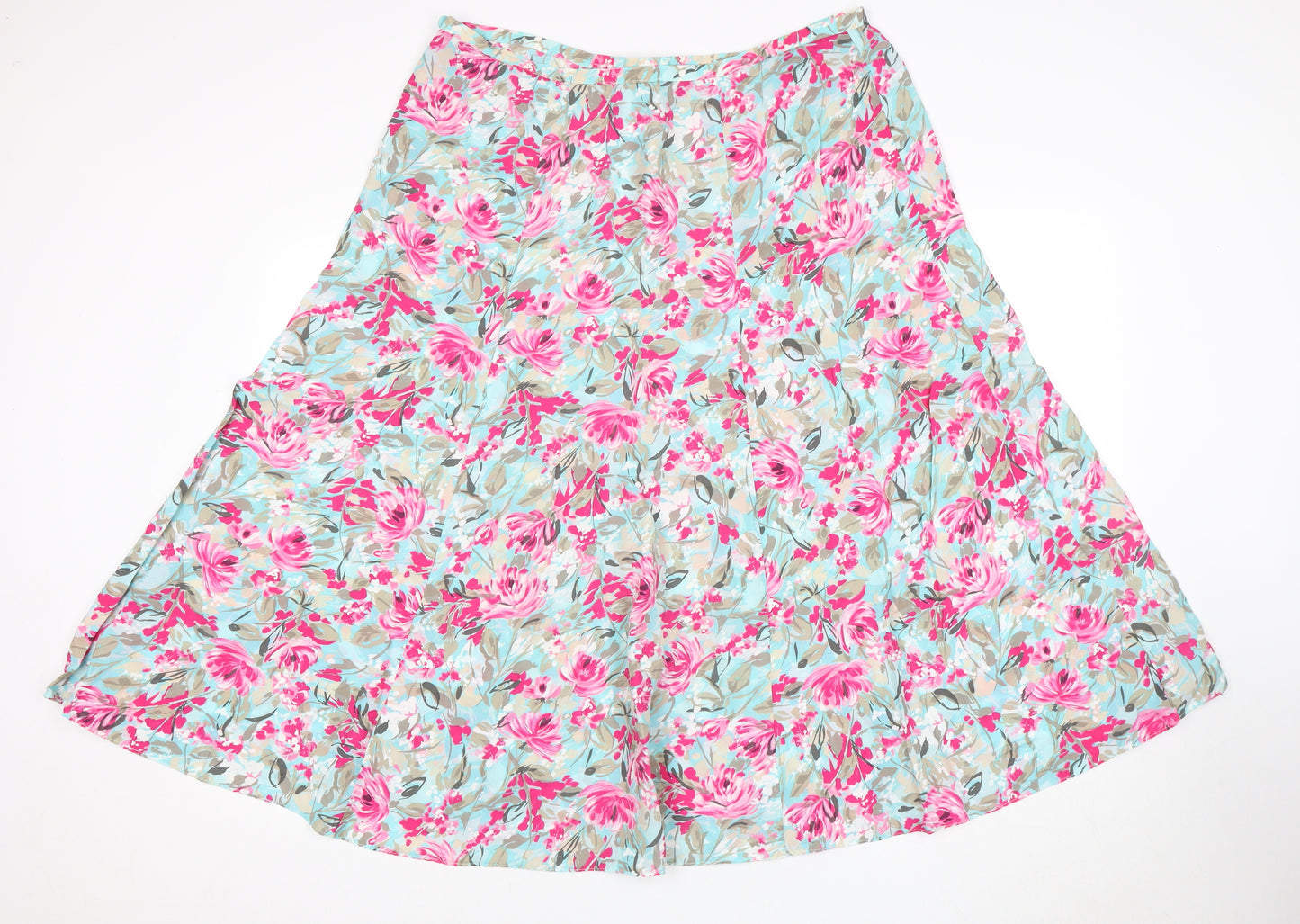 Alexon Women's Multicoloured A-Line Skirt Size 20