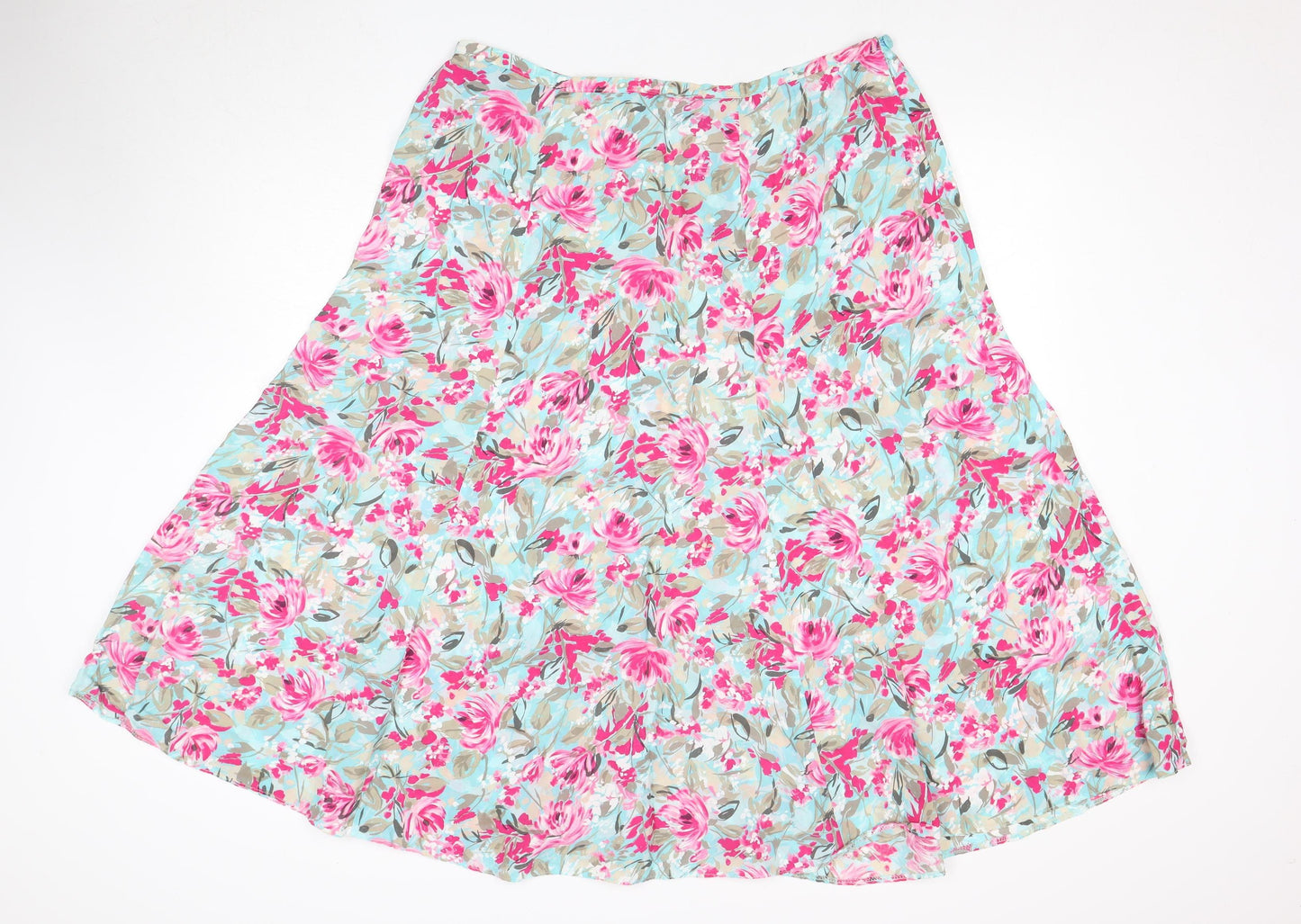 Alexon Women's Multicoloured A-Line Skirt Size 20