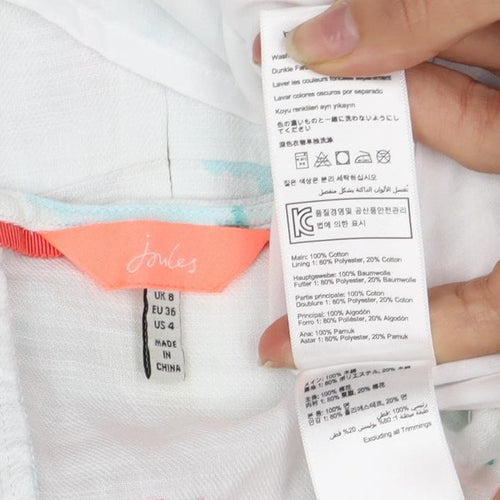 Janette Women's Floral A-Line Dress Size 8 Summer