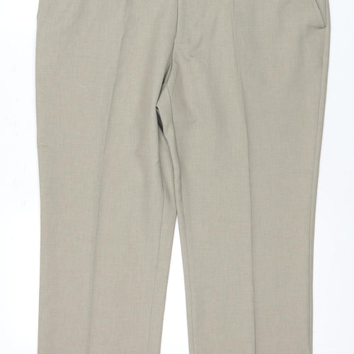 Farah Men's Beige Classic Trousers Size 40
