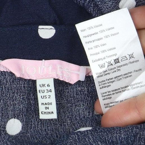 Joules Women's Blue Polka Dot Dress Size 6