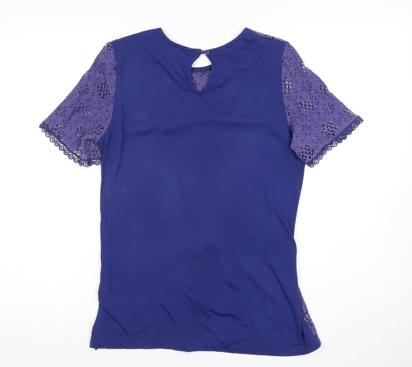 Dorothy Perkins Women's Purple Lace Blouse, Size 12