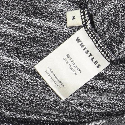Whistles Women's Grey Jumper M Round Neck