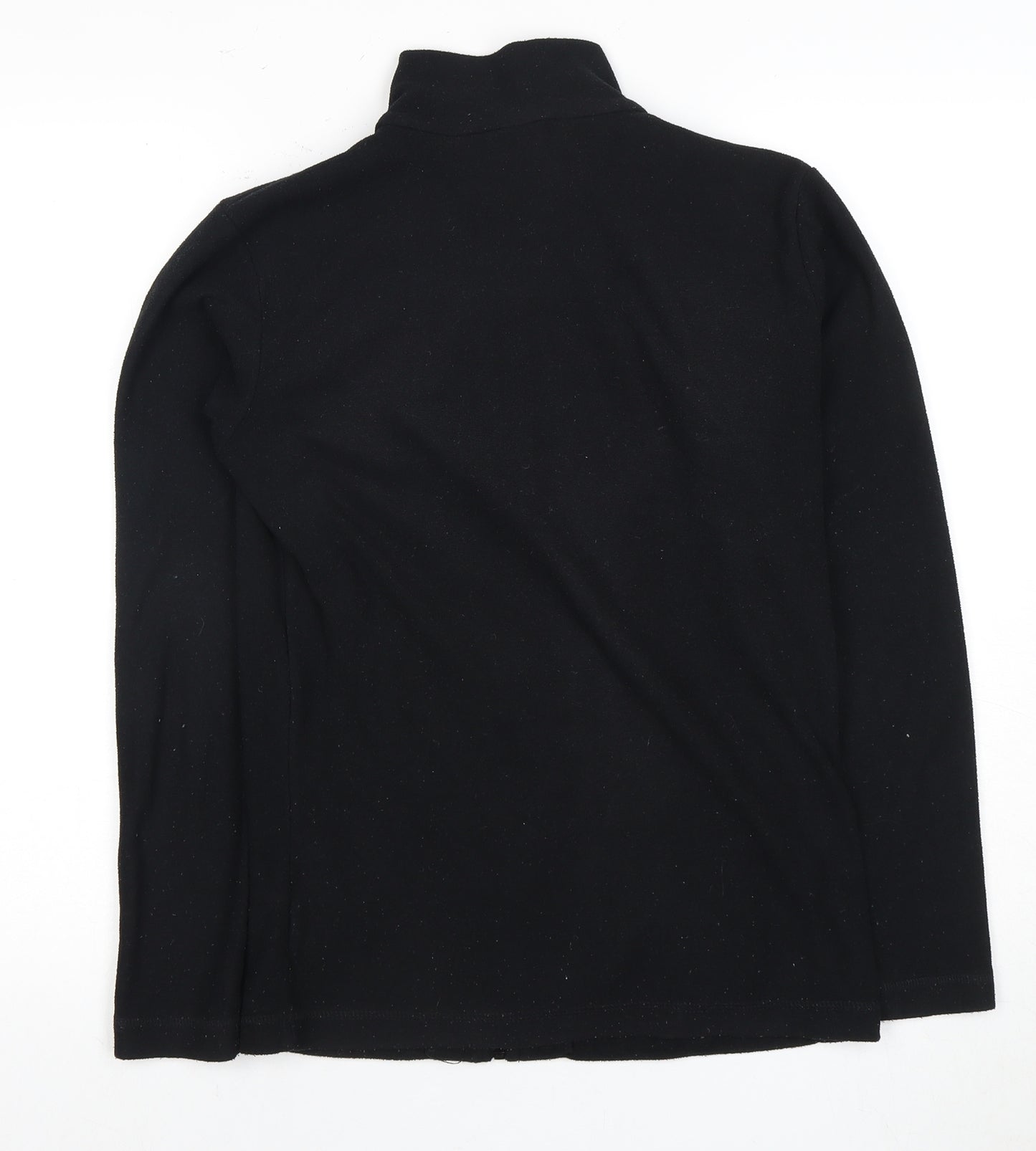 Gelert Boys Black Fleece Jacket with Full Zip Logo