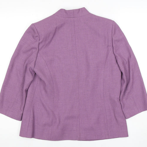 Eastex Women's Purple Suit Jacket, Size 10, Elegant