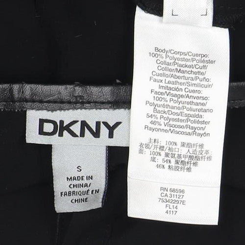 DKNY Women's Black Long Sleeve Blouse Size S
