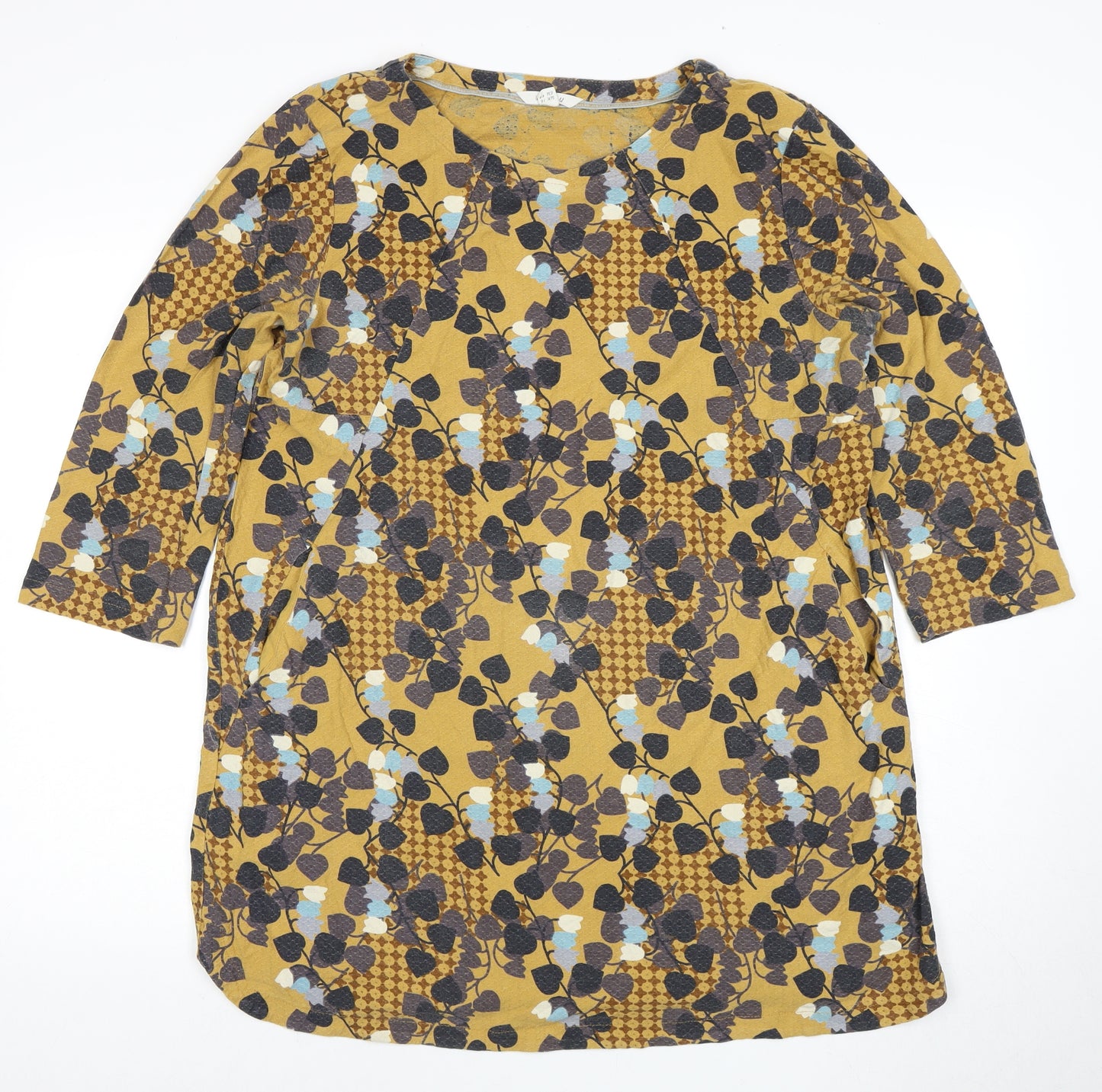 White Stuff Women's Multicoloured Floral Top - Size 16