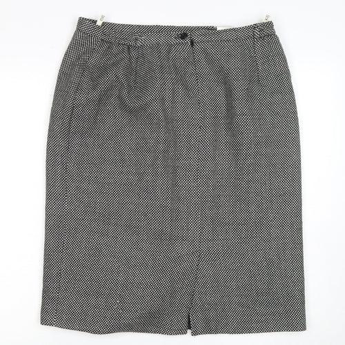 Eastex Womens Black Pencil Skirt Size 16