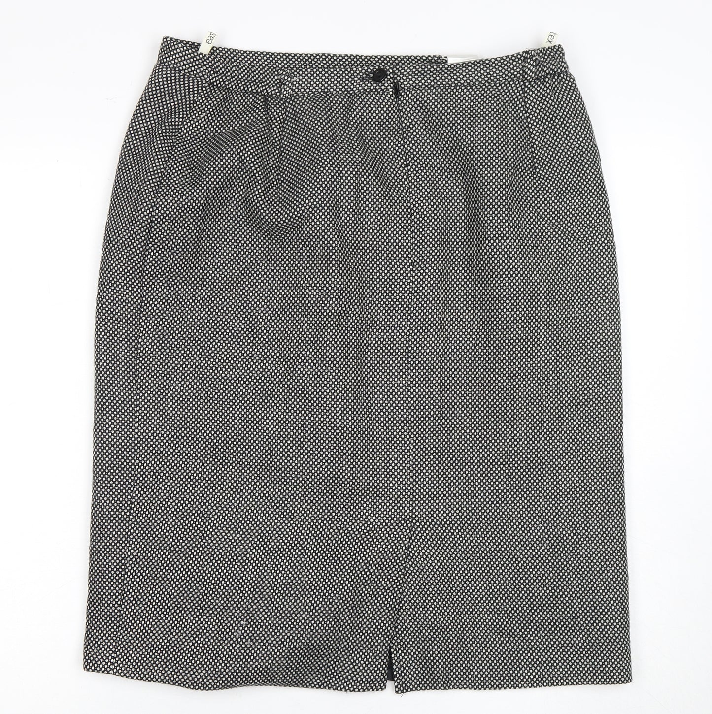 Eastex Womens Black Pencil Skirt Size 16