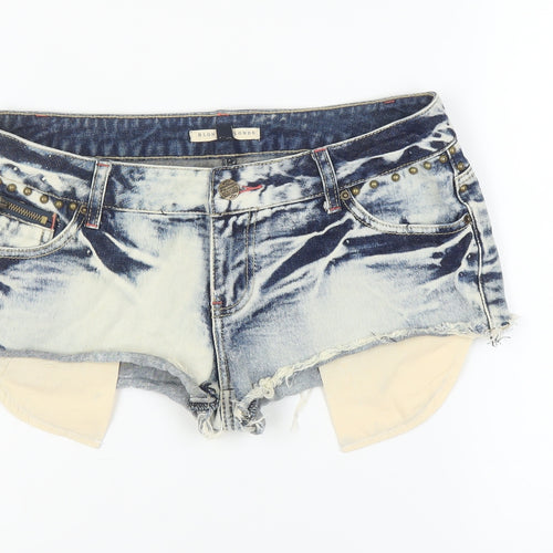 Blonde+Blonde Women's Blue Denim Cut-Off Shorts Size 12