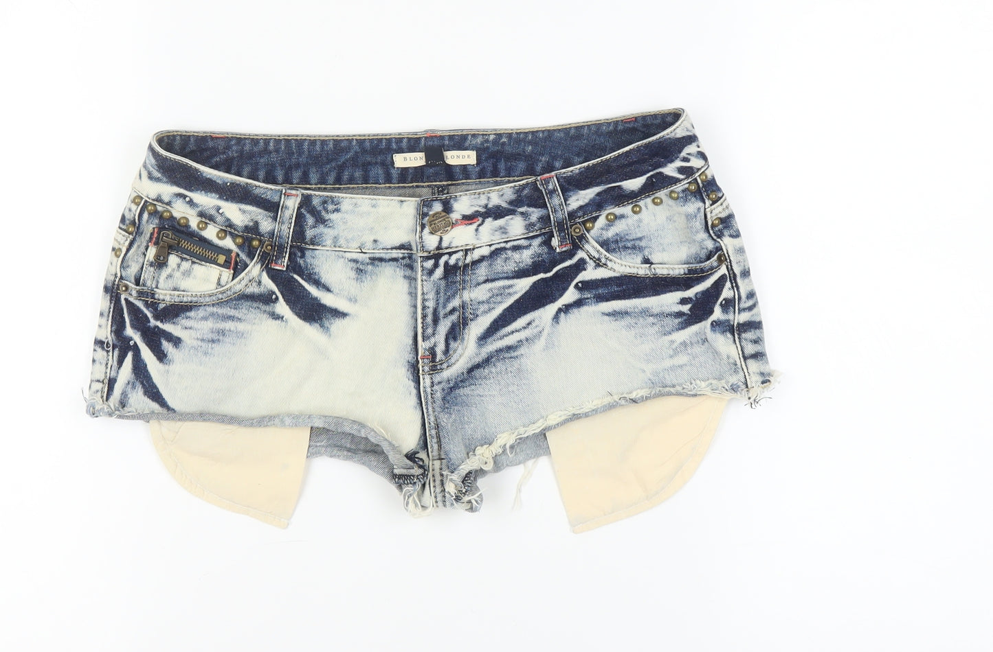 Blonde+Blonde Women's Blue Denim Cut-Off Shorts Size 12