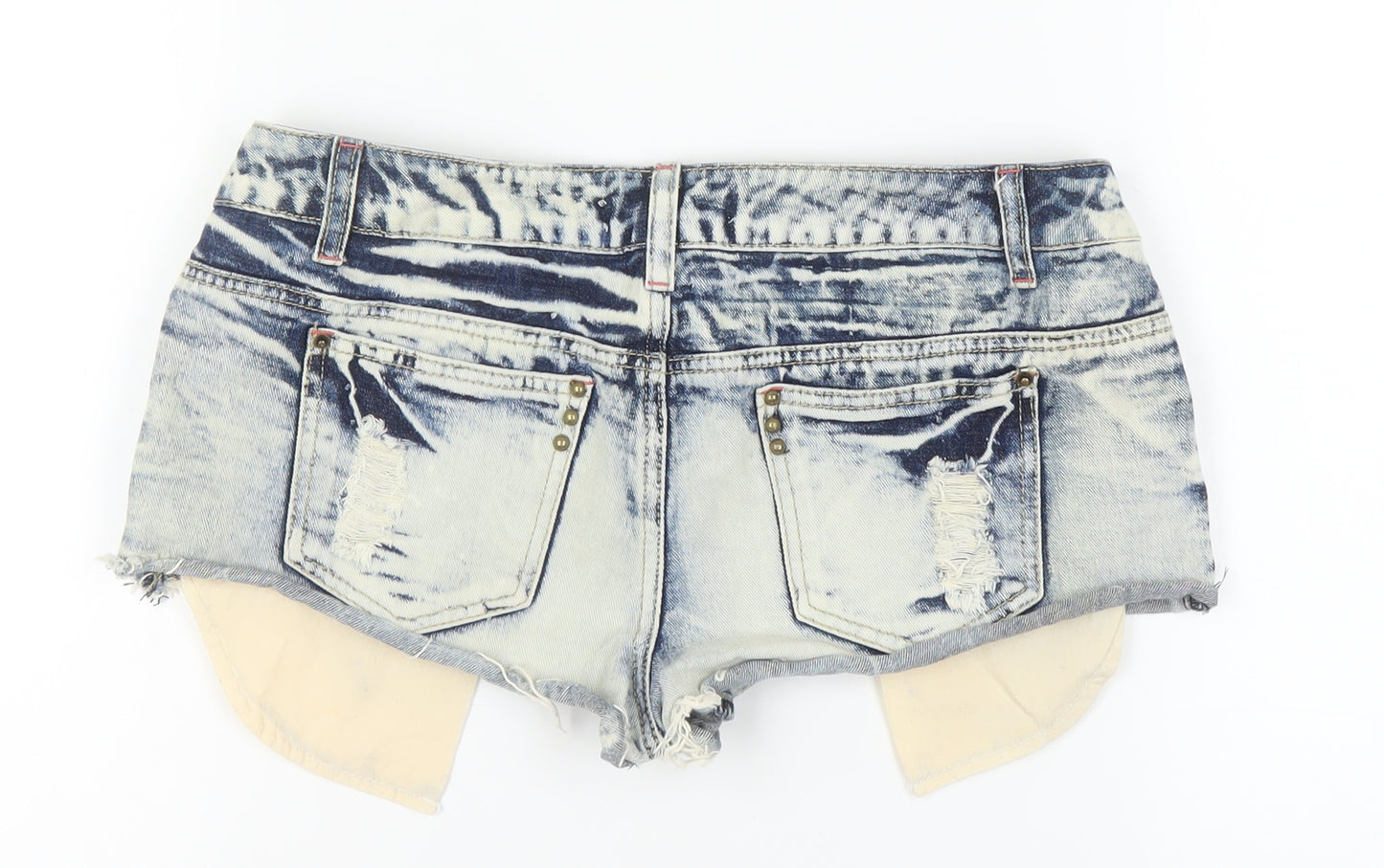 Blonde+Blonde Women's Blue Denim Cut-Off Shorts Size 12