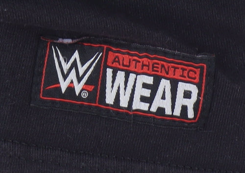 WWE Men's Black Graphic Print T-Shirt - Size S