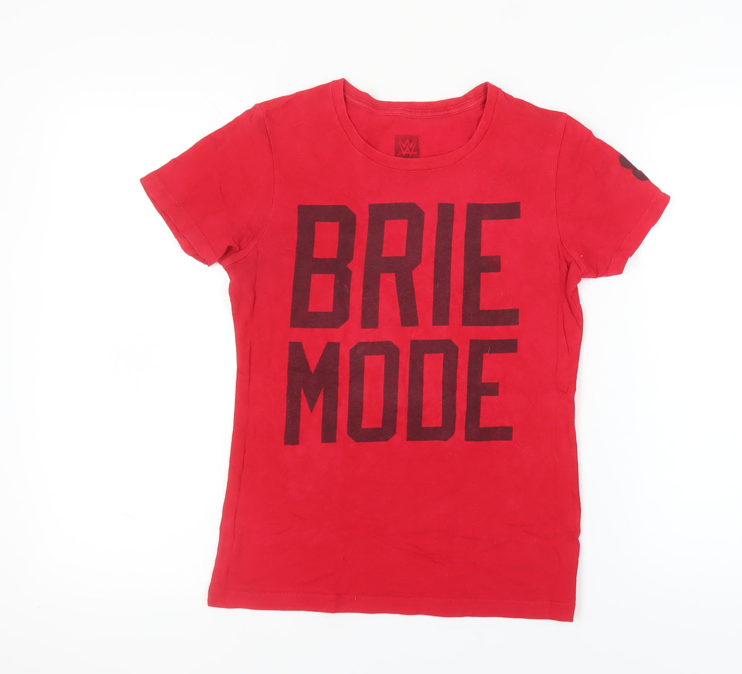 WWE Red T-Shirt Unisex Adults Size S Sports Casual