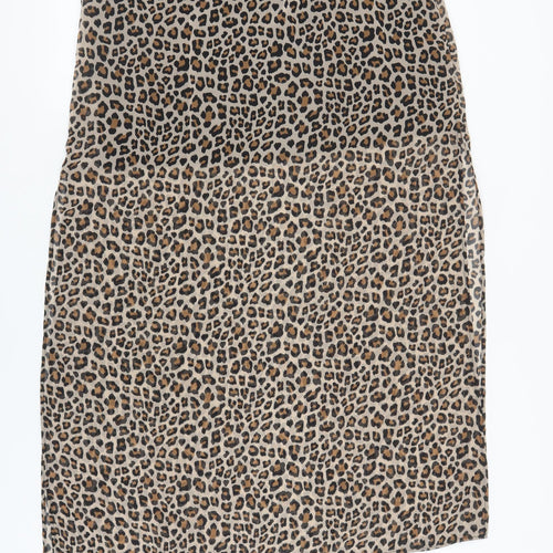 Stylish Women's Multicoloured Animal Print Midi Skirt