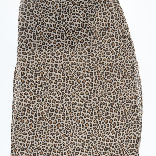 Stylish Women's Multicoloured Animal Print Midi Skirt