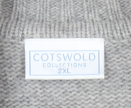 Cotswold Collections Grey Wool Cashmere Women’s Vest 2XL