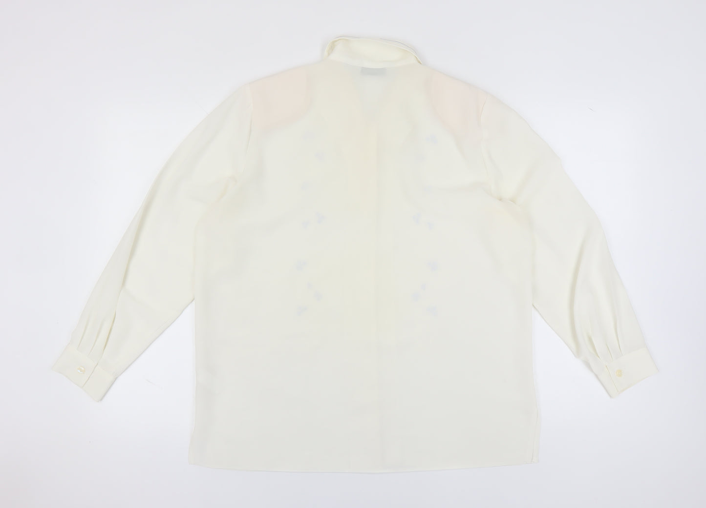 Holmewood Women's Ivory Embroidered Button-Up Shirt