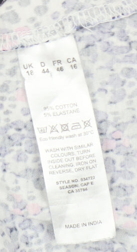 Dash Women's Multicoloured Animal Print Blouse Size 18