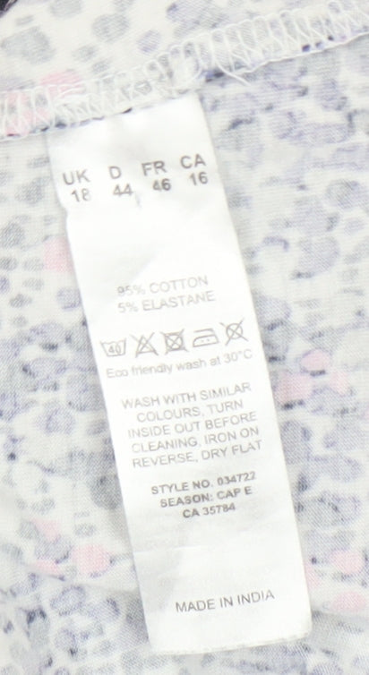 Dash Women's Multicoloured Animal Print Blouse Size 18