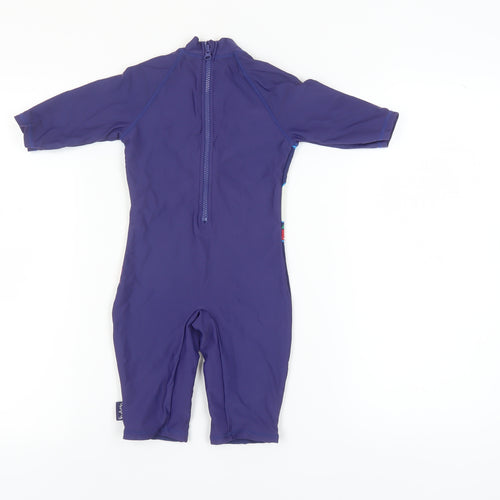 Mothercare Girls Peppa Pig Nautical Jumpsuit 3-4Y Blue Cartoon Short Sleeve