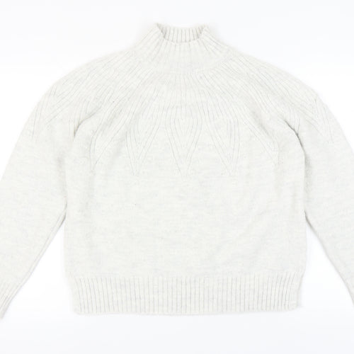 Marks and Spencer Women's White Pullover Jumper - Large