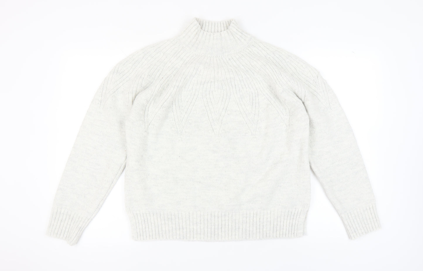 Marks and Spencer Women's White Pullover Jumper - Large