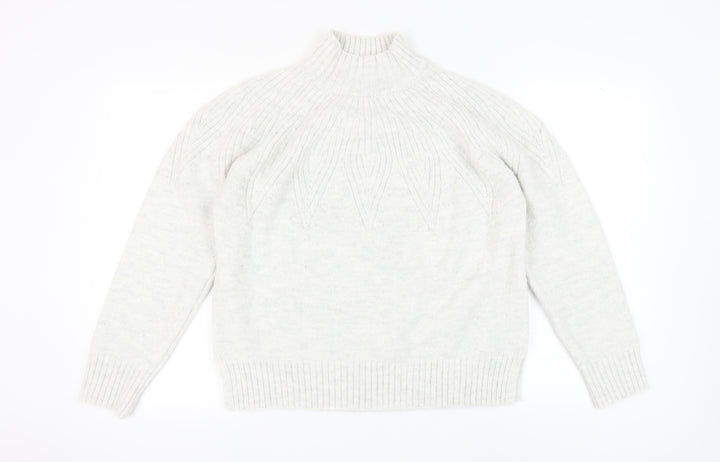 Marks and Spencer Women's White Pullover Jumper - Large
