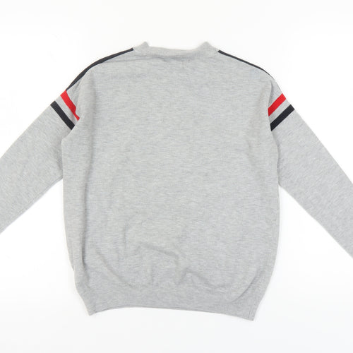 Crew Clothing Women's Grey Star Pullover Jumper XS