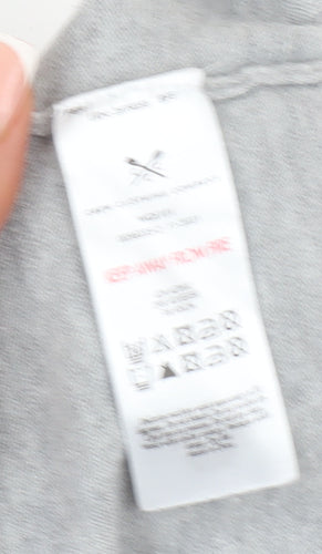 Crew Clothing Women's Grey Star Pullover Jumper XS