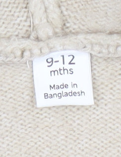 Marks & Spencer Baby Beige Peter Rabbit Henley Jumper, 9-12 Months