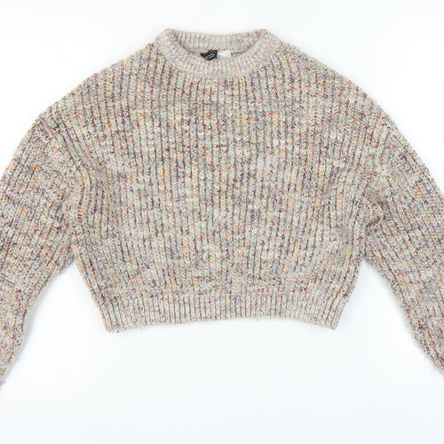 H&M Women's Multicoloured Chunky Knit Jumper S