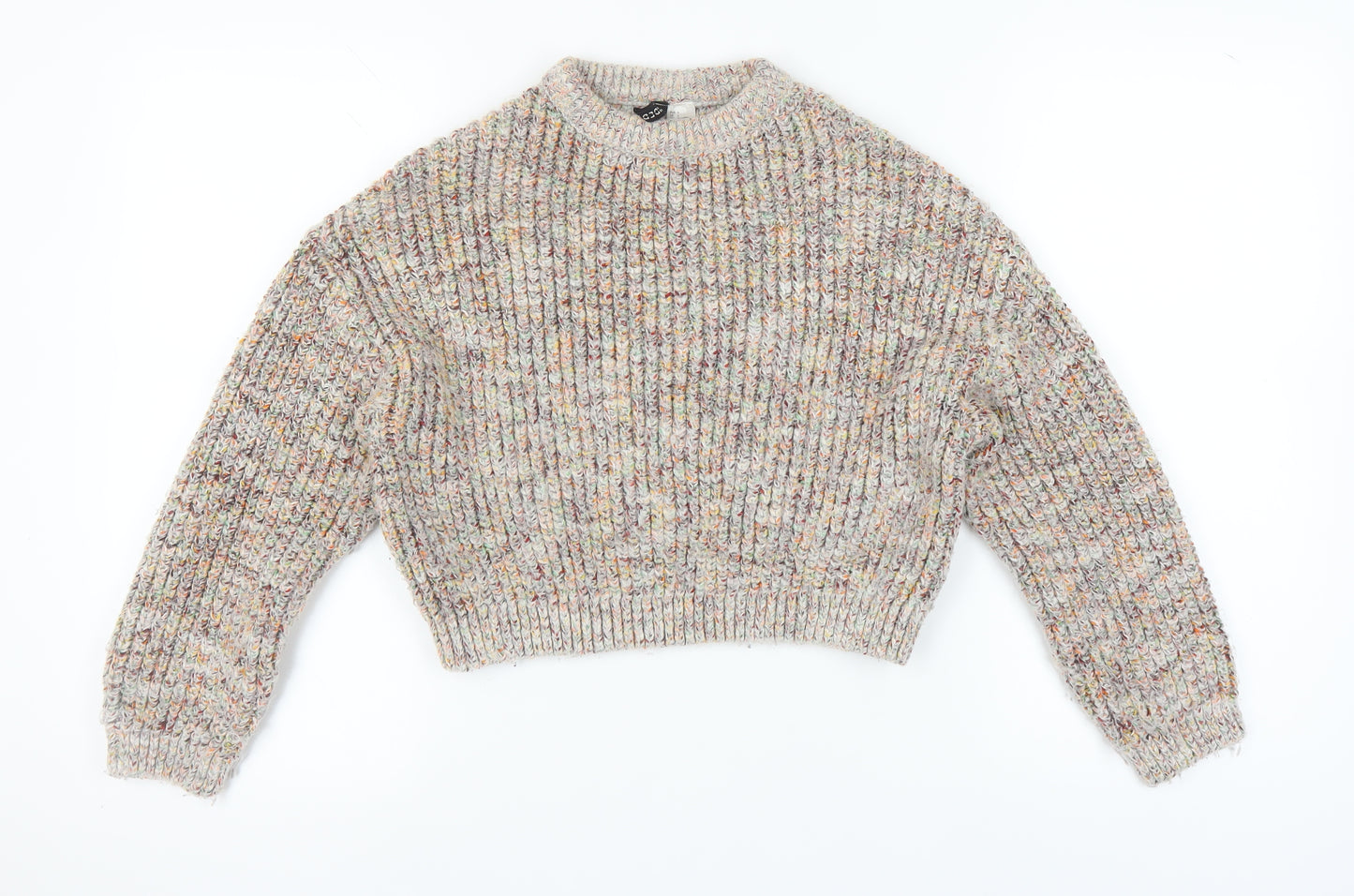 H&M Women's Multicoloured Chunky Knit Jumper S
