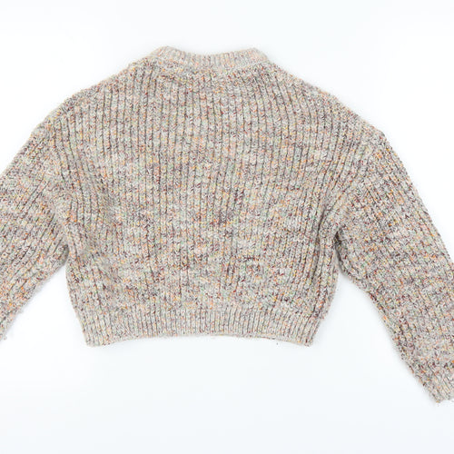 H&M Women's Multicoloured Chunky Knit Jumper S