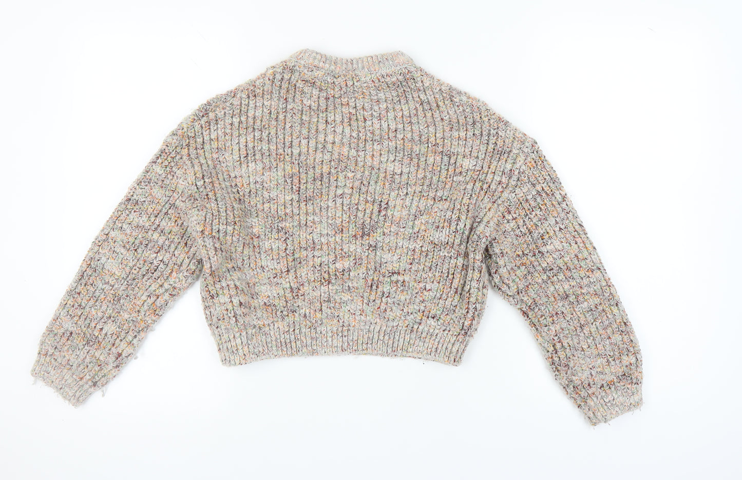 H&M Women's Multicoloured Chunky Knit Jumper S