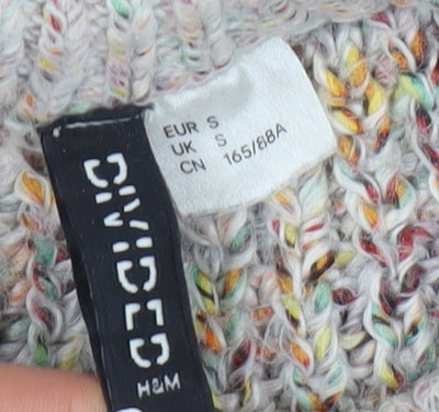 H&M Women's Multicoloured Chunky Knit Jumper S
