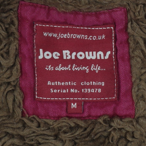 Joe Browns Men's Red Full Zip Hooded Jumper M