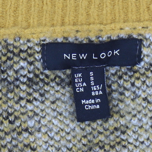 New Look Women's Multicoloured Plaid Cardigan S