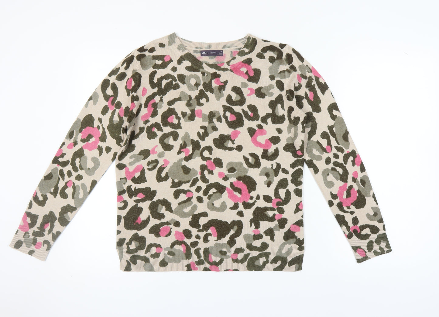 Marks and Spencer Women’s Animal Print Pullover Jumper Size 12