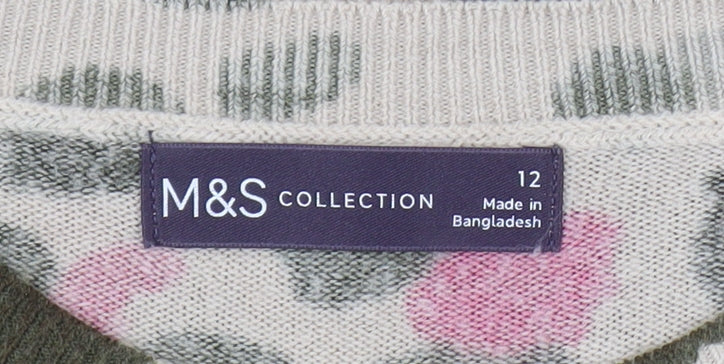 Marks and Spencer Women’s Animal Print Pullover Jumper Size 12